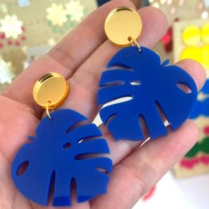 Monsteras- Dangles Blue